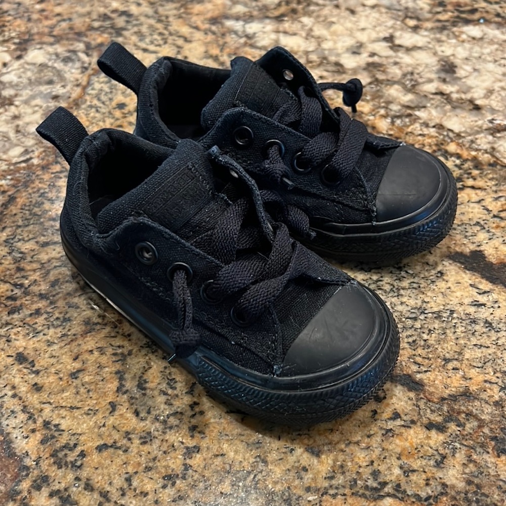 Toddler Black Converse AllStar